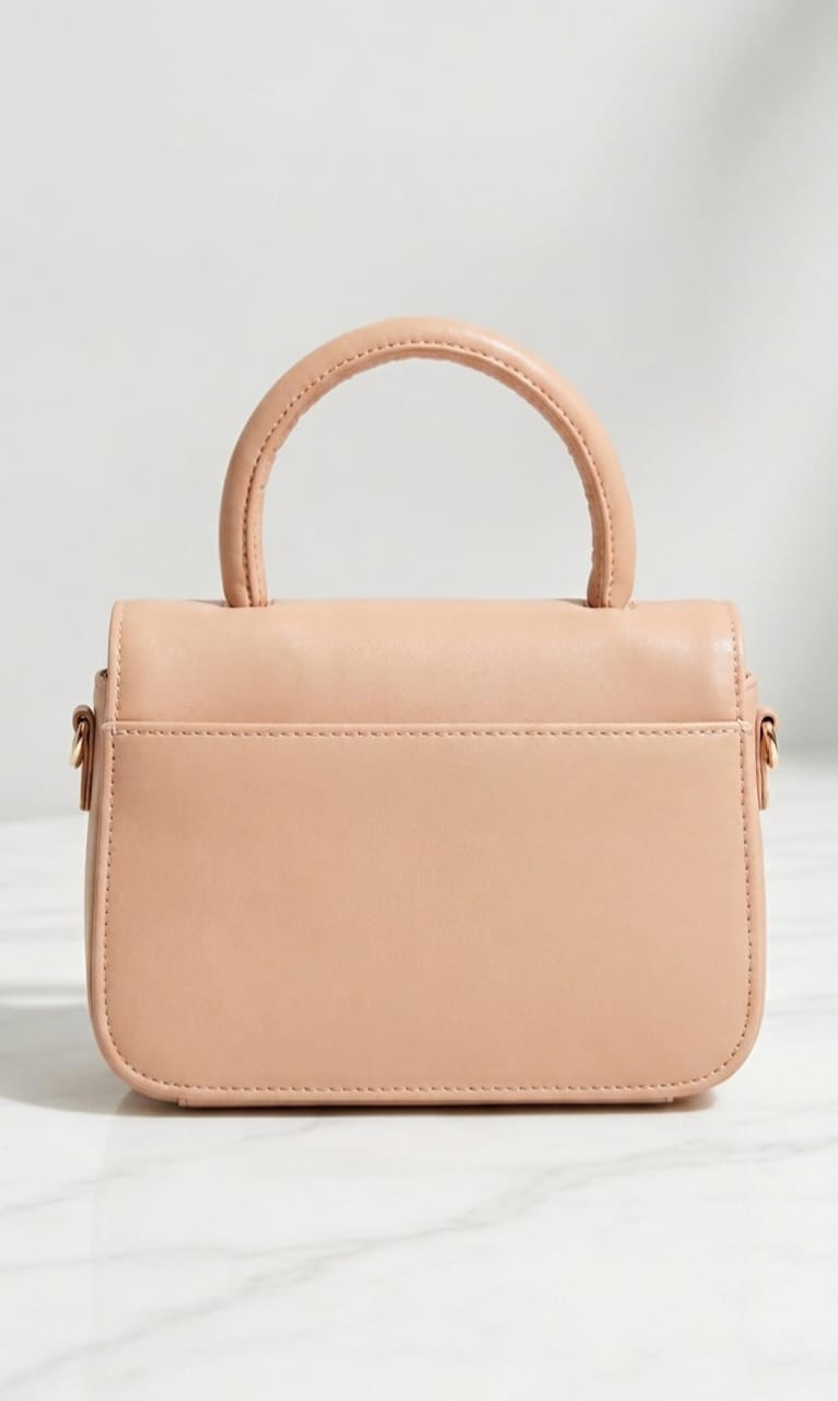 Beige Bow Knot Handbag – Chic Style