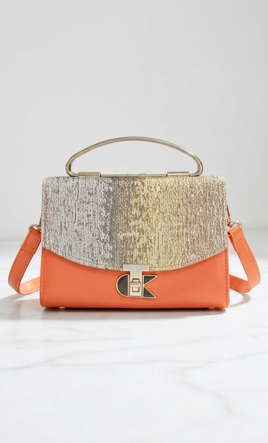 Orange Luxury Handbag for Women