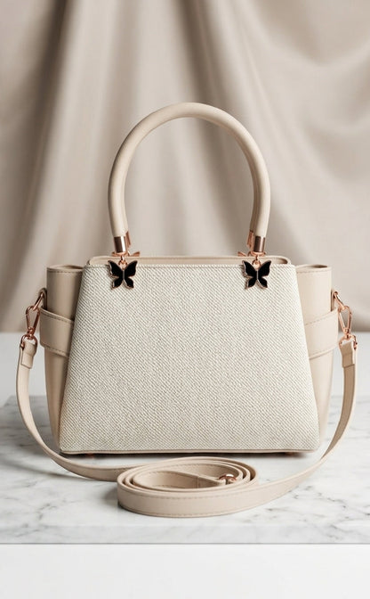 Beige Luxury Handbag for Women